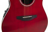 Ovation Celebrity Traditional CS24 Mid Cutaway Ruby Red