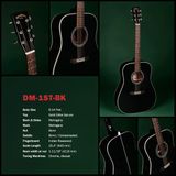 Sigma Guitars DM-1ST BK +