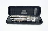 MARCUS BONNA Double Case for Flute and Flautim/Piccolo with external pocket model MB, Black Nylon