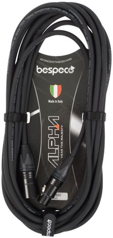 BESPECO Alpha Microphone Cable Neutrik  XLR M - XLR F 6 m