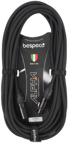 BESPECO Alpha Microphone Cable Neutrik XLR M - XLR F 9 m