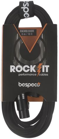 BESPECO ROCKIT Microphone Cable XLR M - XLR F 3 m