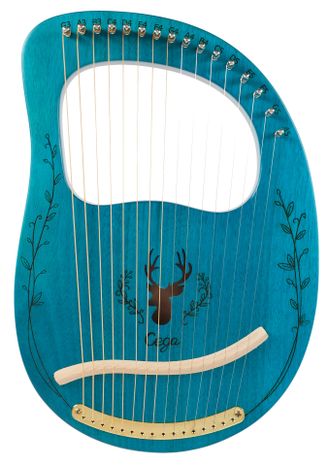 CEGA Lyre Harp 16 Strings Blue