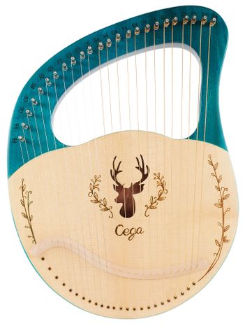 CEGA Lyre Harp 24 String Blue
