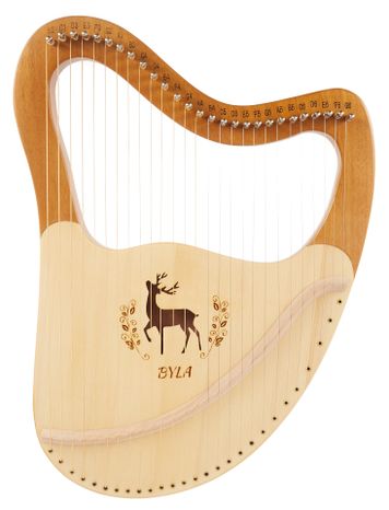 CEGA Lyre Harp 27 Strings Natural