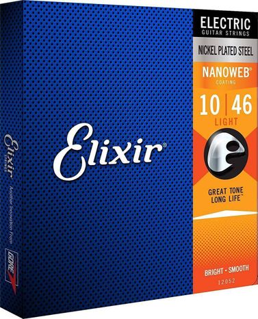 Elixir 12052 Electric NanoWeb Light 10-46