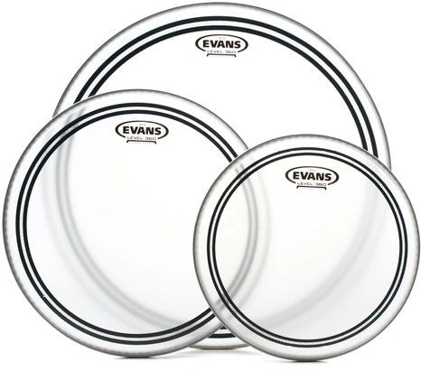 Evans EC2 Clear Tom Pack-Fusion (10'', 12'', 14'')