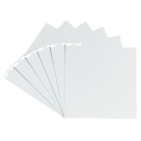 GLORIOUS PVC Vinyl Divider white