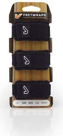GRUVGEAR FretWraps Black Medium - 3 Pack