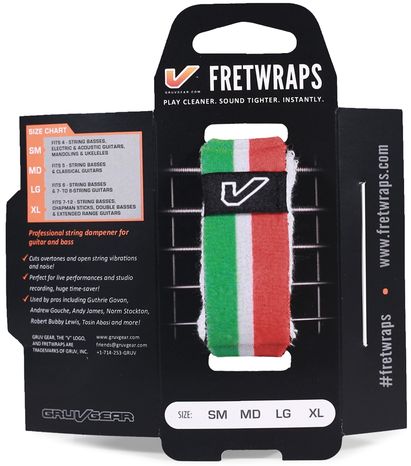 GRUVGEAR FretWraps World Flags Small Green/White/Red