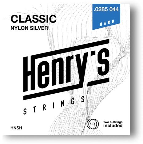 Henry´s CLASSIC Silver Nylon HARD .0285 044