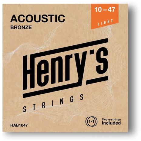 Henry`s ACOUSTIC Bronze LIGHT 10-47