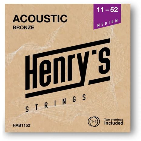 Henry`s ACOUSTIC Bronze MEDIUM 11-52