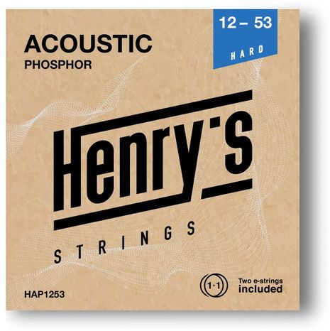Henry`s ACOUSTIC Phosphor Bronze HARD 12-53