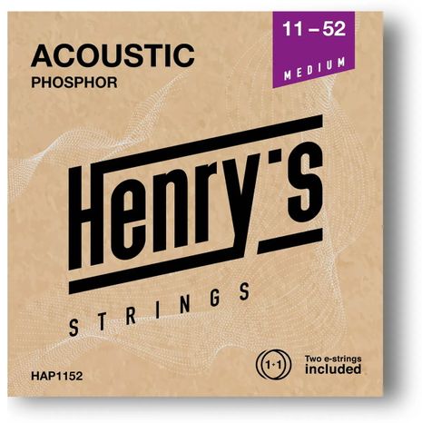 Henry`s ACOUSTIC Phosphor Bronze MEDIUM 11-52