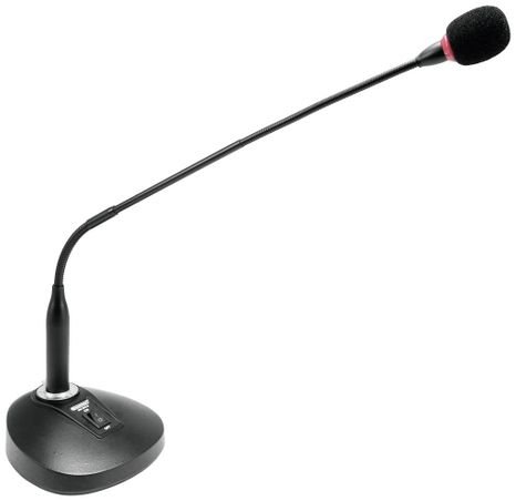 Omnitronic SHC-2 husí krk rečnícky mikrofón