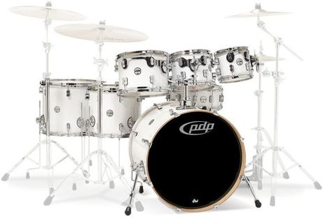 PDP by DW "Concept Maple Shell 7 Pack 22 Pearlescent White