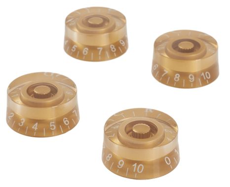 PERRI`S LEATHERS Guitar Knob Magnets G Gold