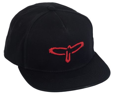 PRS Baseball Hat Flat Bill Red Bird Logo