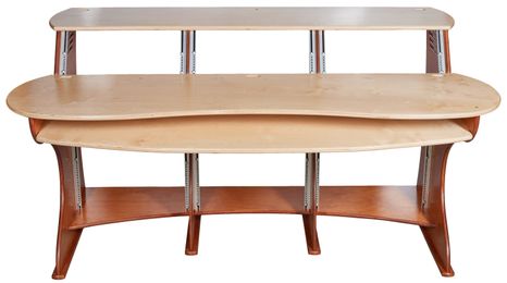 RAZZOR CASES Studiový nábytek - Stůl do studia - 3 pracovní desky, 3x 4U + 3x 10U
