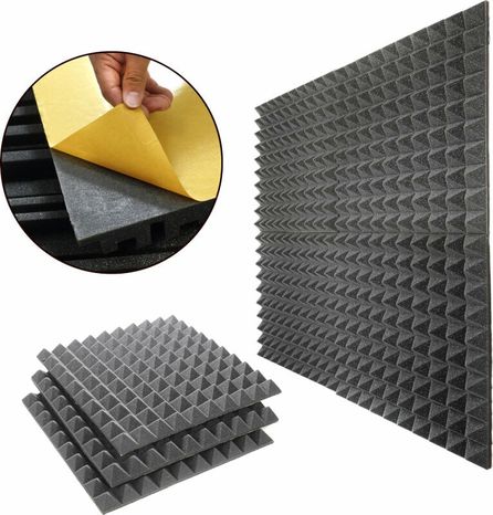 Veles-X Acoustic Pyramids Self-Adhesive 50 x 50 x 5 cm