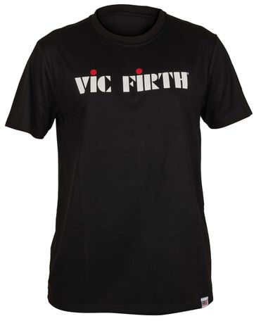 VIC FIRTH Black Logo Tee Large