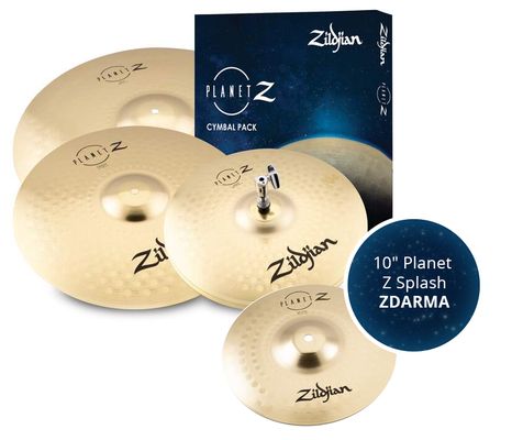 ZILDJIAN Planet Z 4 Cymbal pack + 10" Planet Z Splash